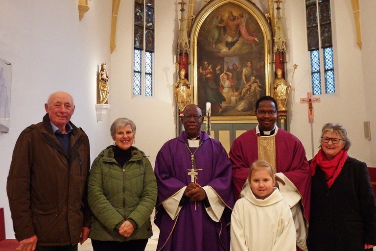 Bischof Justin Kientega zu Besuch