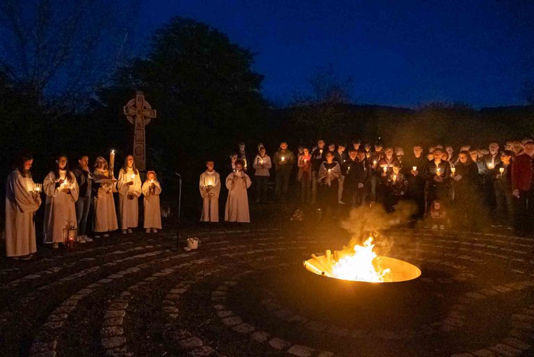 Fotos von der Osternacht