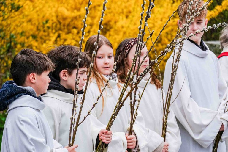 Fotos vom Palmsonntags-Gottesdienst